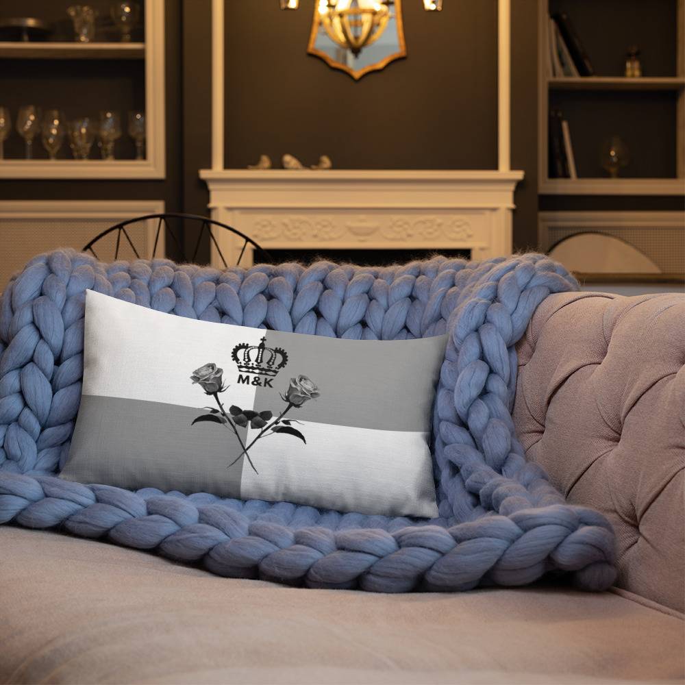 Dark Rose Premium Pillow Throw pillows ⭐ Home Products size: 18×18|20×12|22×22