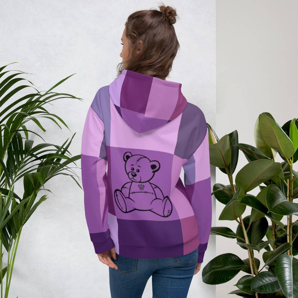 Purple Bear Hoodie Women Hoodies Sweater ⭐ Women Fashion size: 2XL|3XL|L|M|S|XL|XS