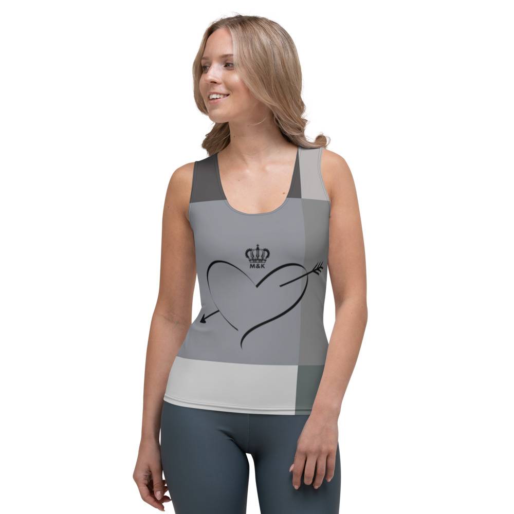 Black Heart Arrow Cut And Sew Tank Top Women Tees ⭐ Women Fashion size: L|M|S|XL|XS