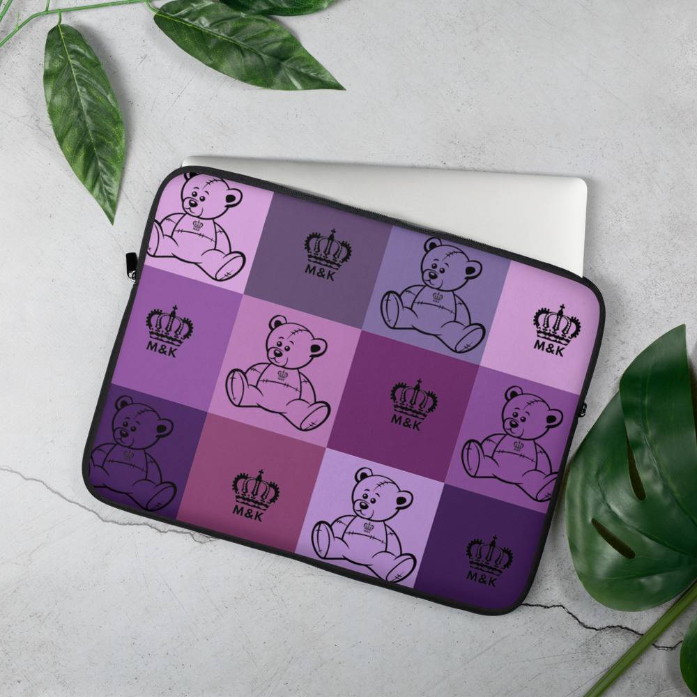 Bear Crown Laptop Sleeve Bags N Leather ⭐ Accessories size: 13 in|15 in