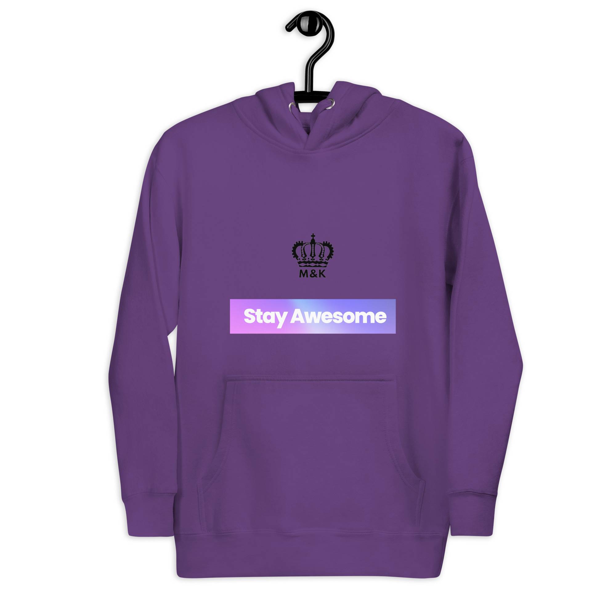 Stay Awesome Hoodie Women Hoodies Sweater color: Dusty Rose|Maroon|Purple|White