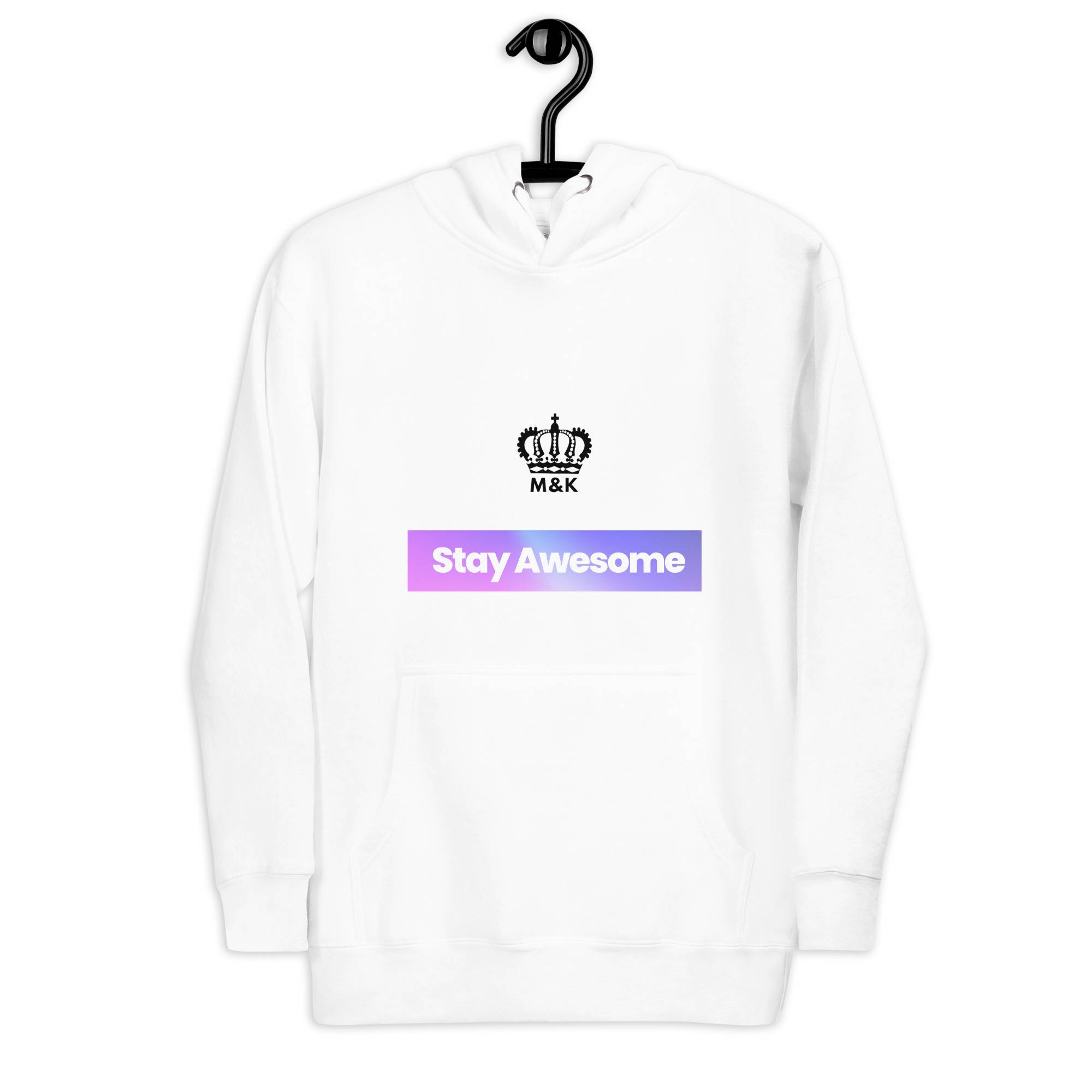 Stay Awesome Hoodie Women Hoodies Sweater color: Dusty Rose|Maroon|Purple|White