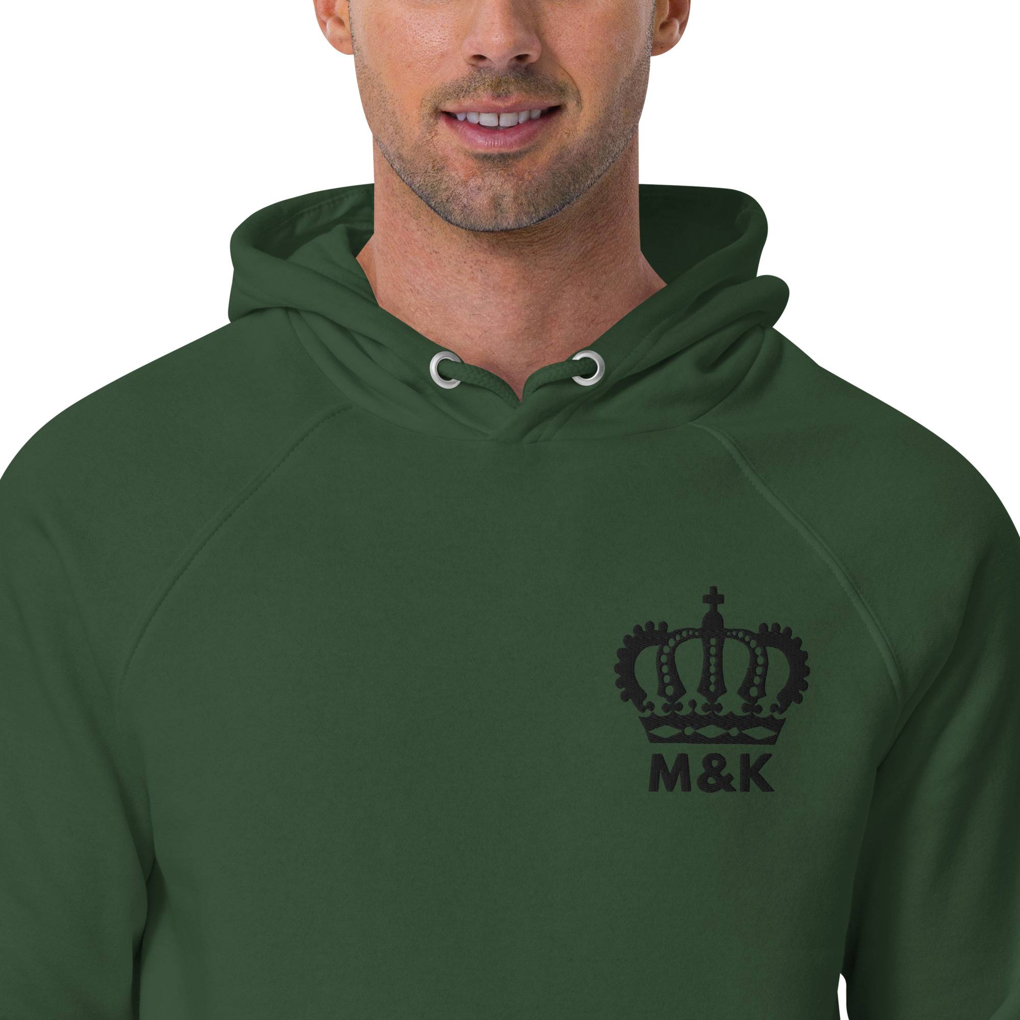 Freedom Crown Men Eco Raglan Hoodie Men Hoodie Sweater color: Bottle green|Burnt Orange|White Freedom Crown Men Eco Raglan Hoodie Men Hoodie Sweater color: Bottle green|Burnt Orange|White