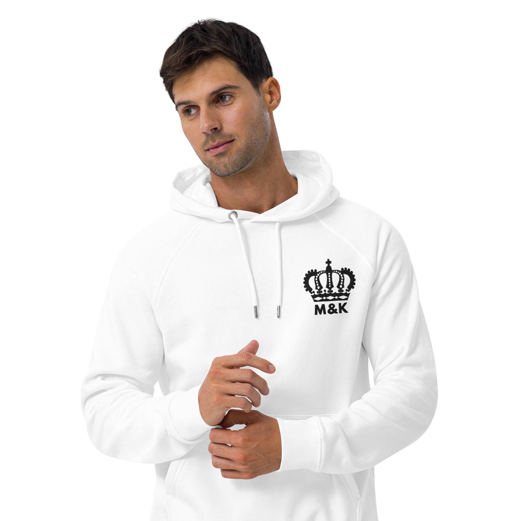 Freedom Crown Men Eco Raglan Hoodie Men Hoodie Sweater color: Bottle green|Burnt Orange|White Freedom Crown Men Eco Raglan Hoodie Men Hoodie Sweater color: Bottle green|Burnt Orange|White