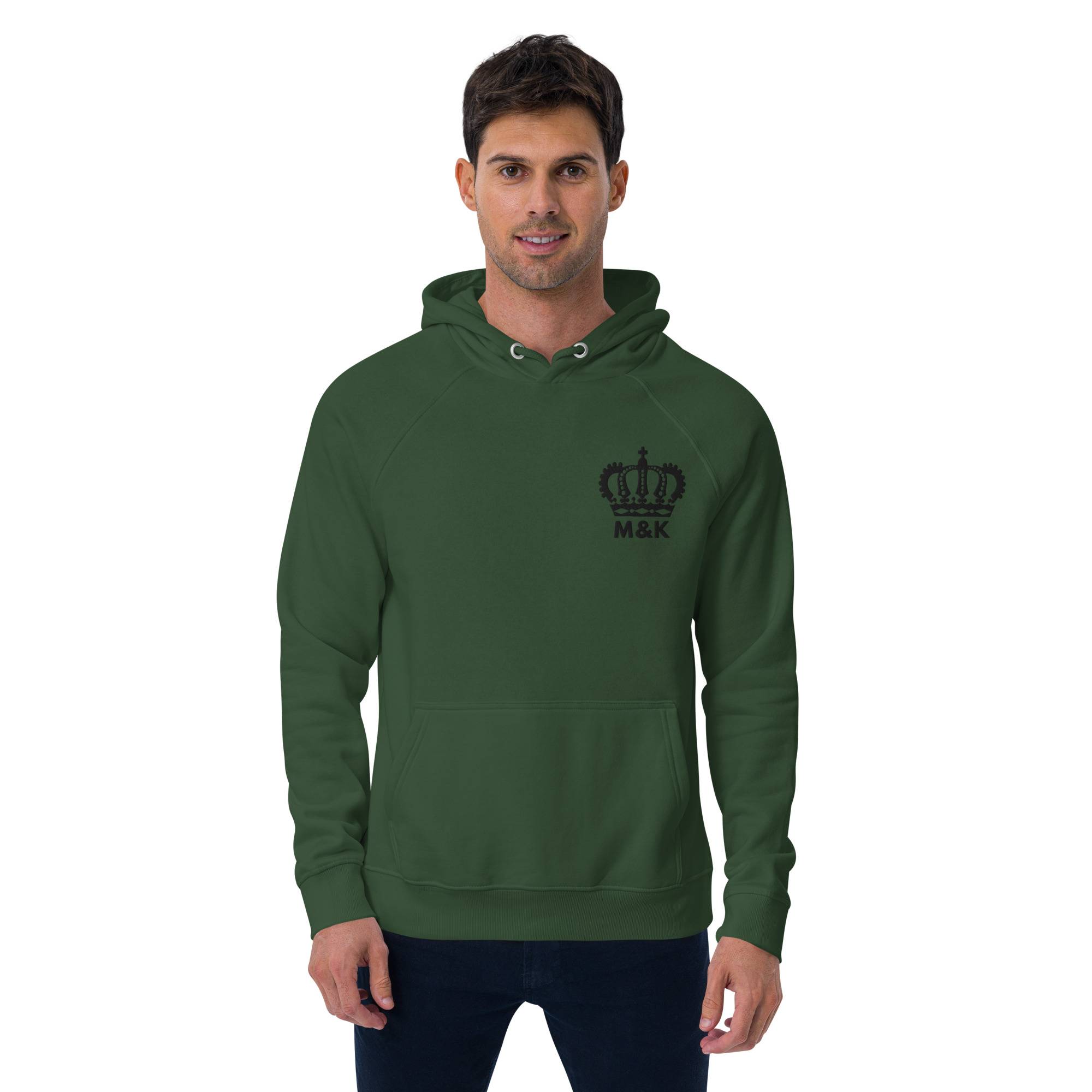 Freedom Crown Men Eco Raglan Hoodie Men Hoodie Sweater color: Bottle green|Burnt Orange|White Freedom Crown Men Eco Raglan Hoodie Men Hoodie Sweater color: Bottle green|Burnt Orange|White