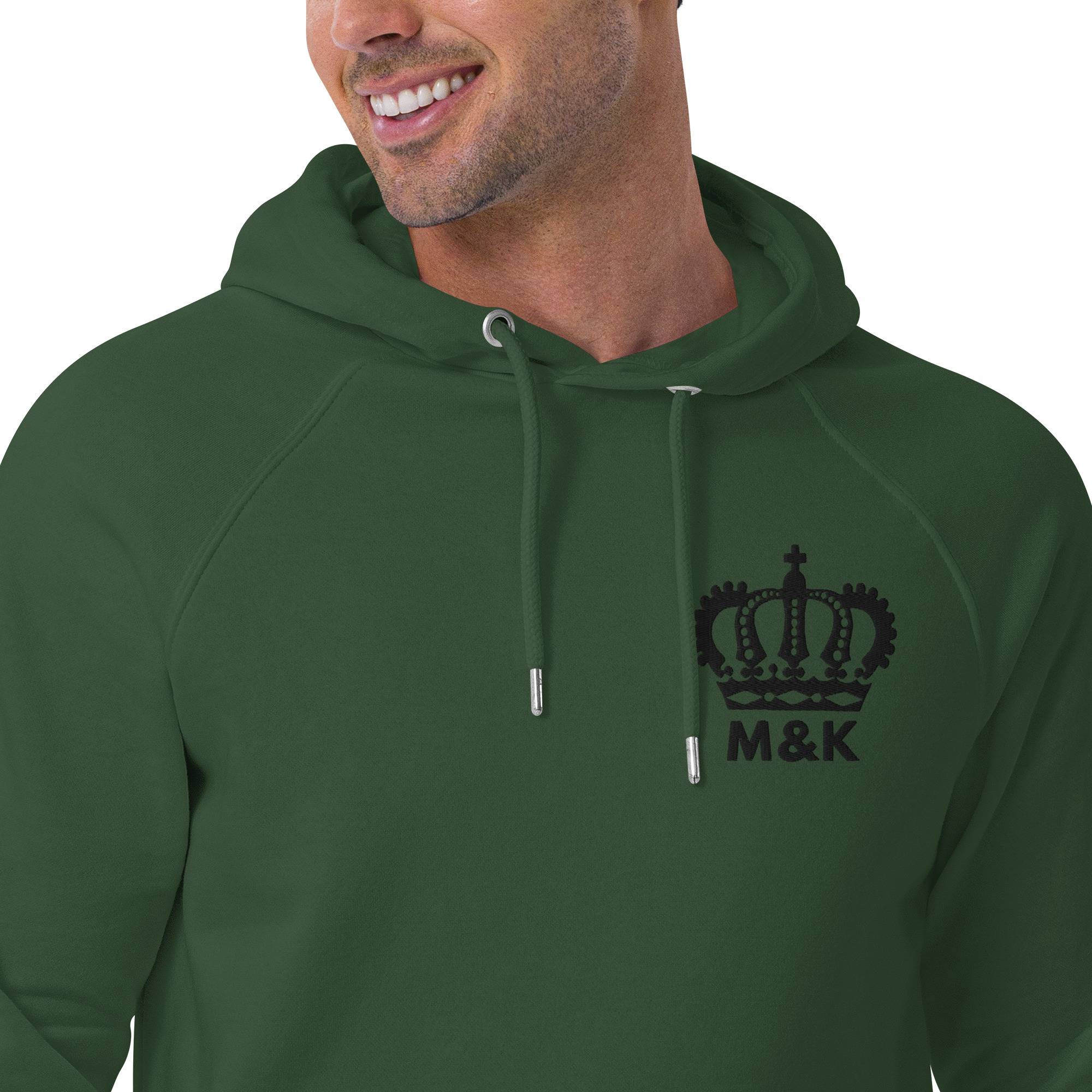 Freedom Crown Men Eco Raglan Hoodie Men Hoodie Sweater color: Bottle green|Burnt Orange|White Freedom Crown Men Eco Raglan Hoodie Men Hoodie Sweater color: Bottle green|Burnt Orange|White