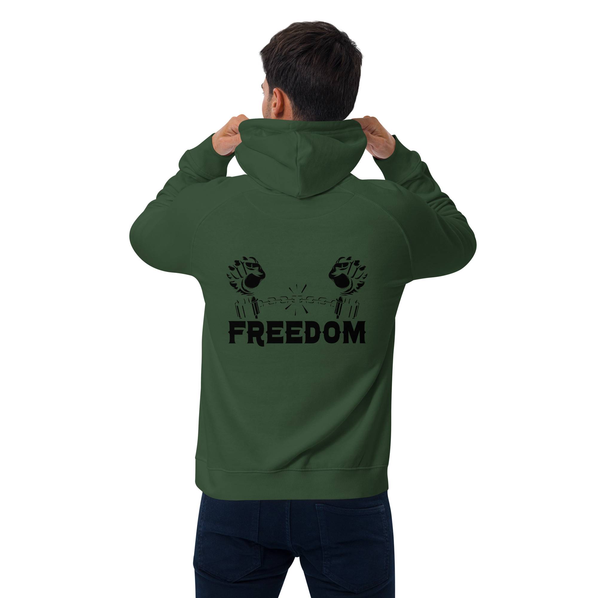 Freedom Crown Men Eco Raglan Hoodie Men Hoodie Sweater color: Bottle green|Burnt Orange|White Freedom Crown Men Eco Raglan Hoodie Men Hoodie Sweater color: Bottle green|Burnt Orange|White
