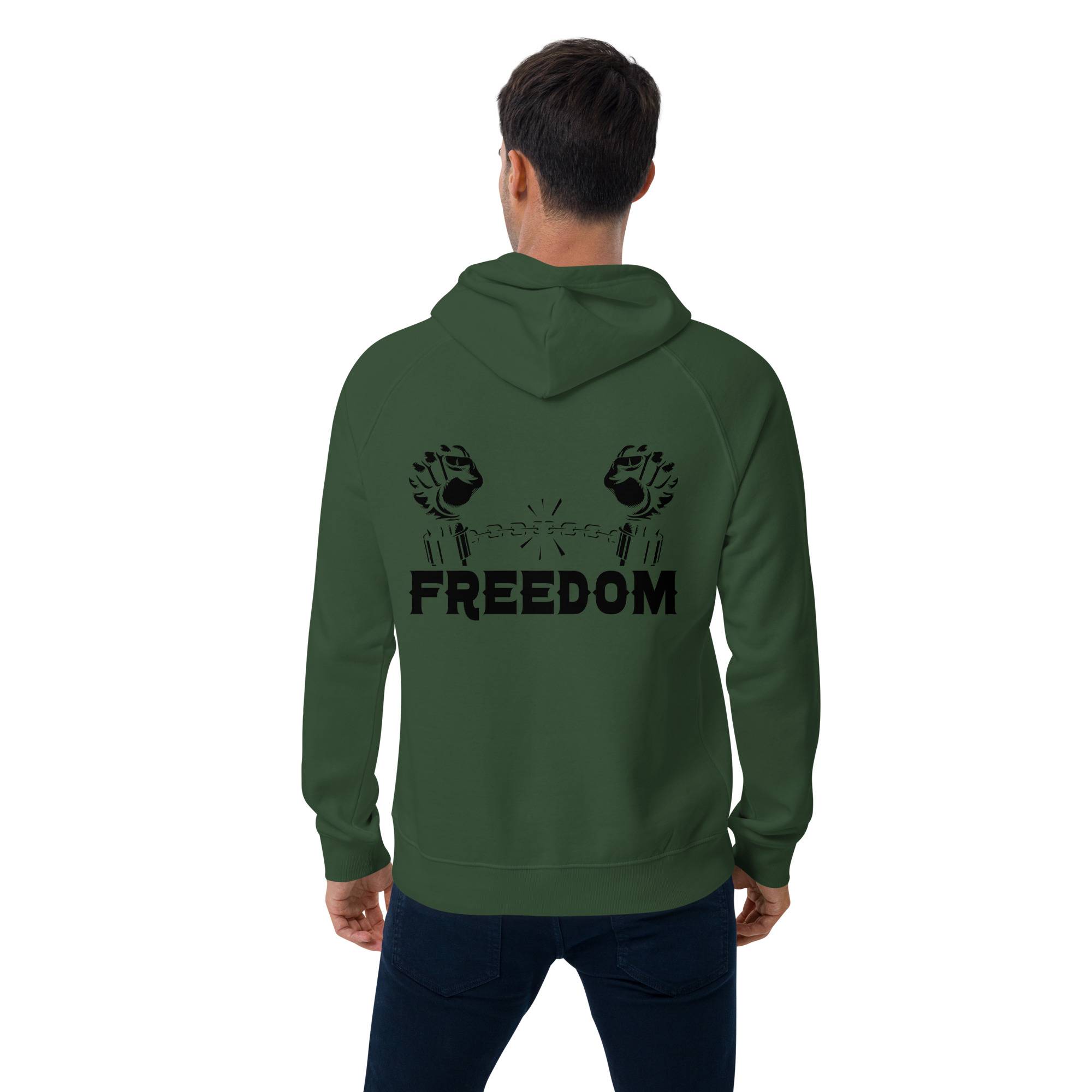 Freedom Crown Men Eco Raglan Hoodie Men Hoodie Sweater color: Bottle green|Burnt Orange|White Freedom Crown Men Eco Raglan Hoodie Men Hoodie Sweater color: Bottle green|Burnt Orange|White