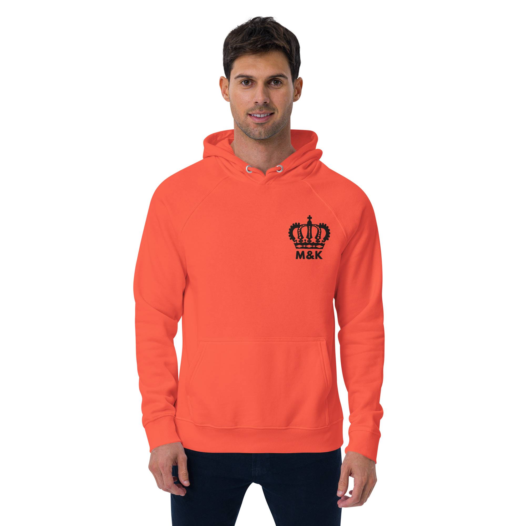 Freedom Crown Men Eco Raglan Hoodie Men Hoodie Sweater color: Bottle green|Burnt Orange|White Freedom Crown Men Eco Raglan Hoodie Men Hoodie Sweater color: Bottle green|Burnt Orange|White