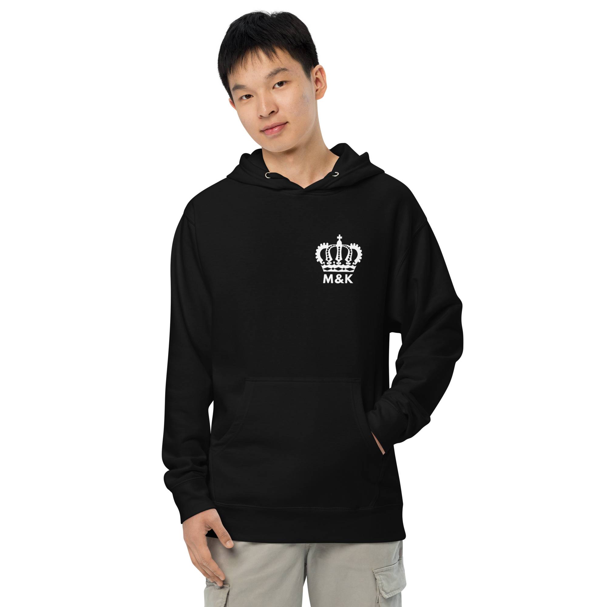 Freedom Crown White Men Midweight Hoodie Men Tees color: Alpine Green|Black|Purple