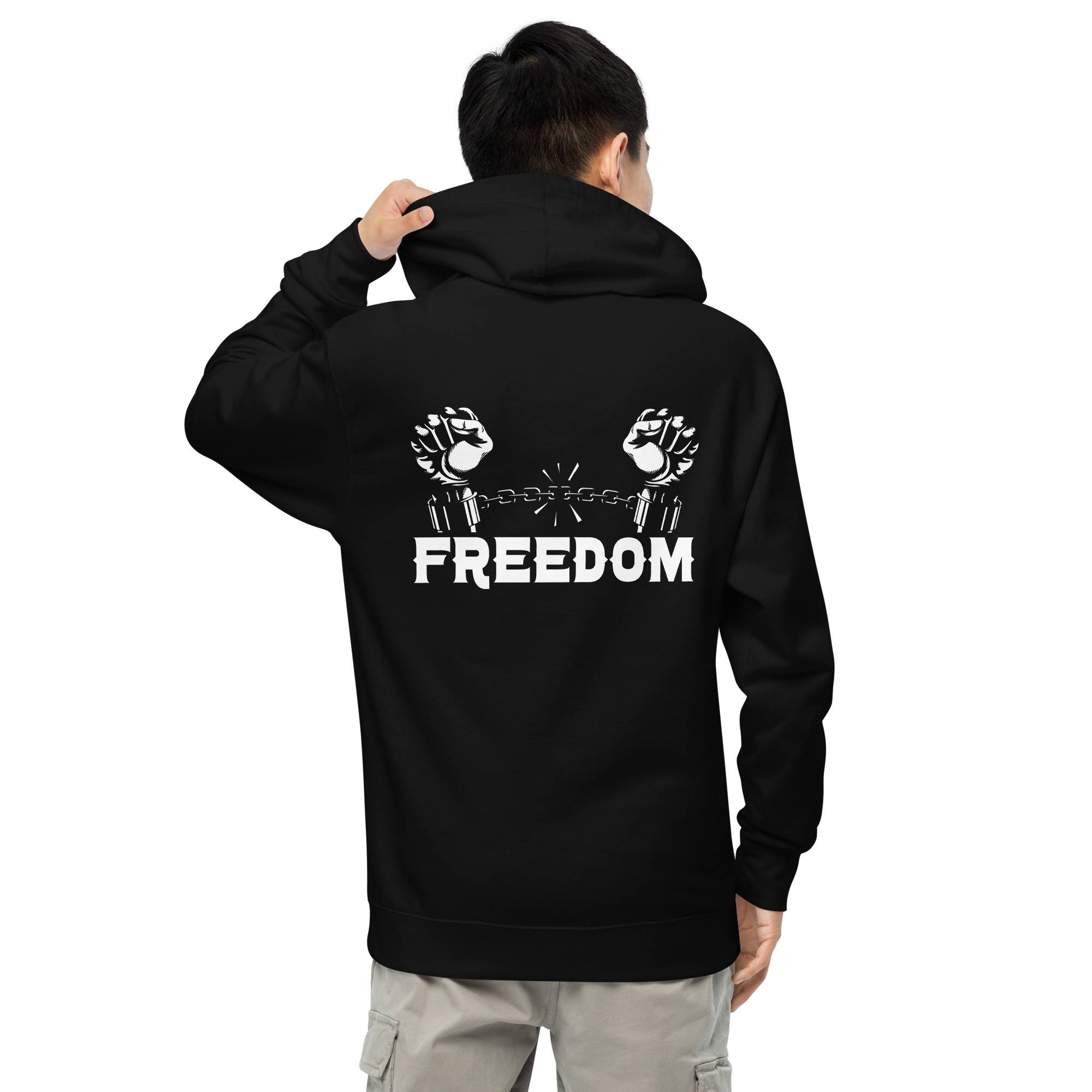 Freedom Crown White Men Midweight Hoodie Men Tees color: Alpine Green|Black|Purple