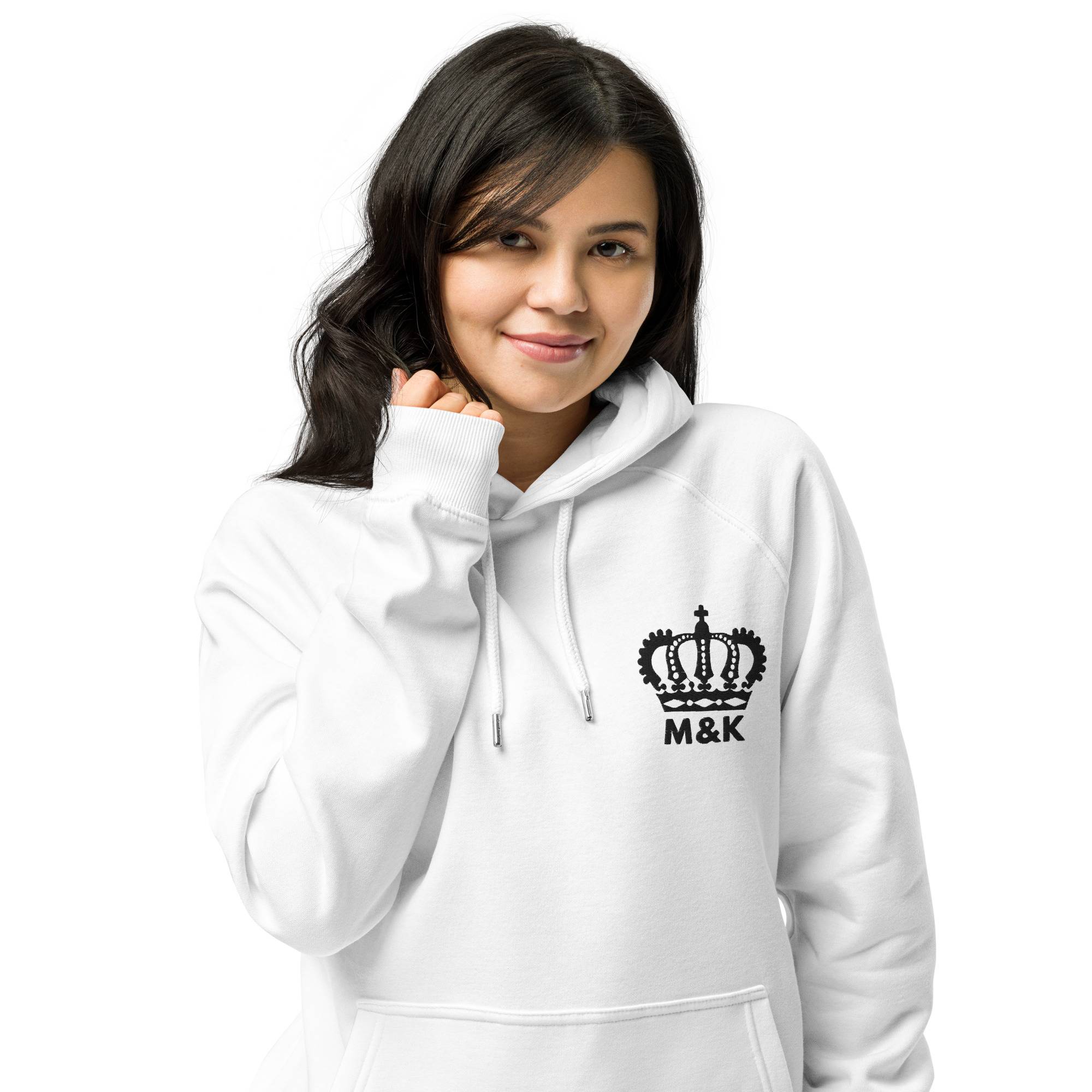 Freedom Crown Women Eco Raglan Hoodie Women Hoodies Sweater color: Burnt Orange|White Freedom Crown Women Eco Raglan Hoodie Women Hoodies Sweater color: Burnt Orange|White