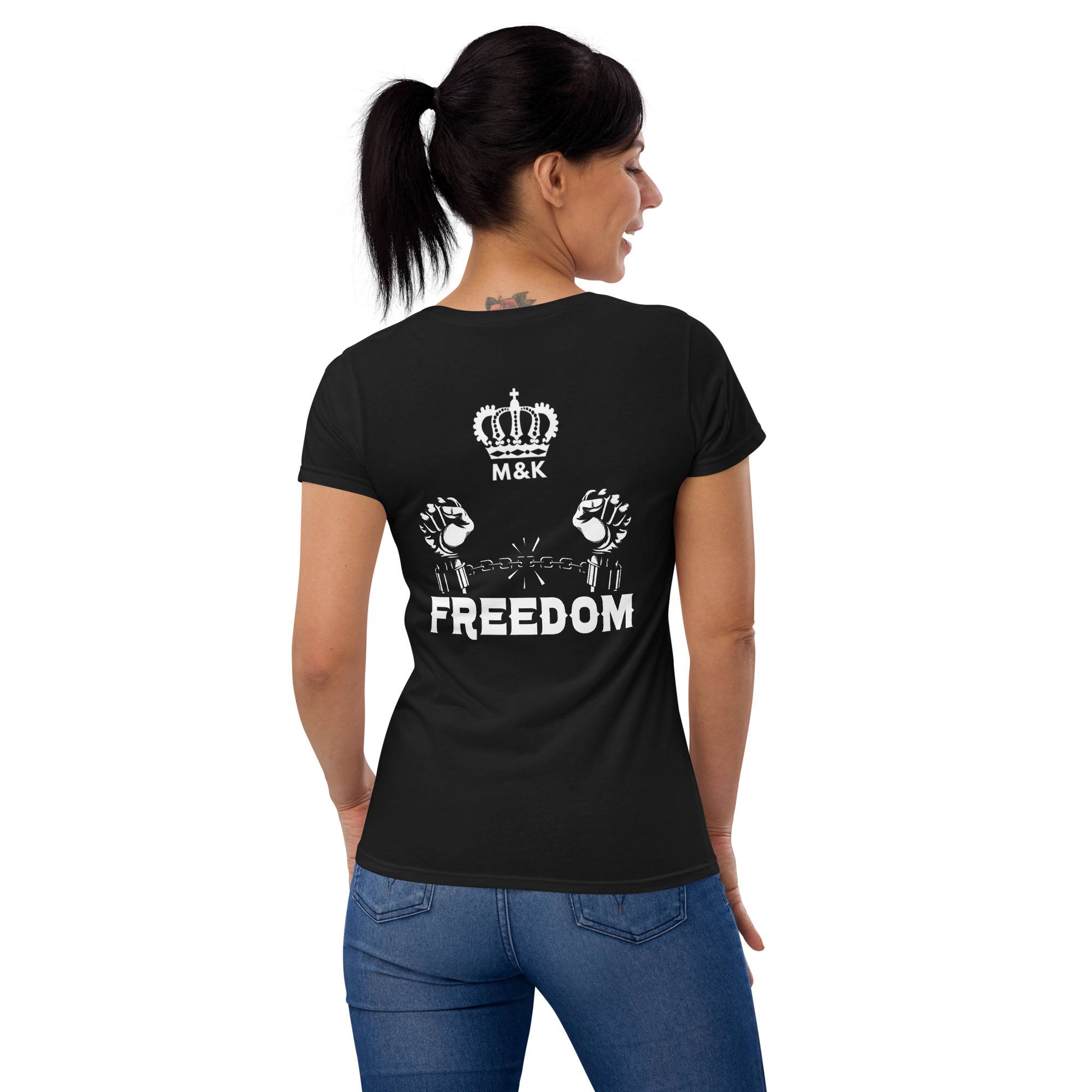Freedom Women’s Short Sleeve T-shirt Women Pants color: Black|Heather Dark Grey|Navy|Royal Blue|True Red Freedom Women’s Short Sleeve T-shirt Women Pants color: Black|Heather Dark Grey|Navy|Royal Blue|True Red