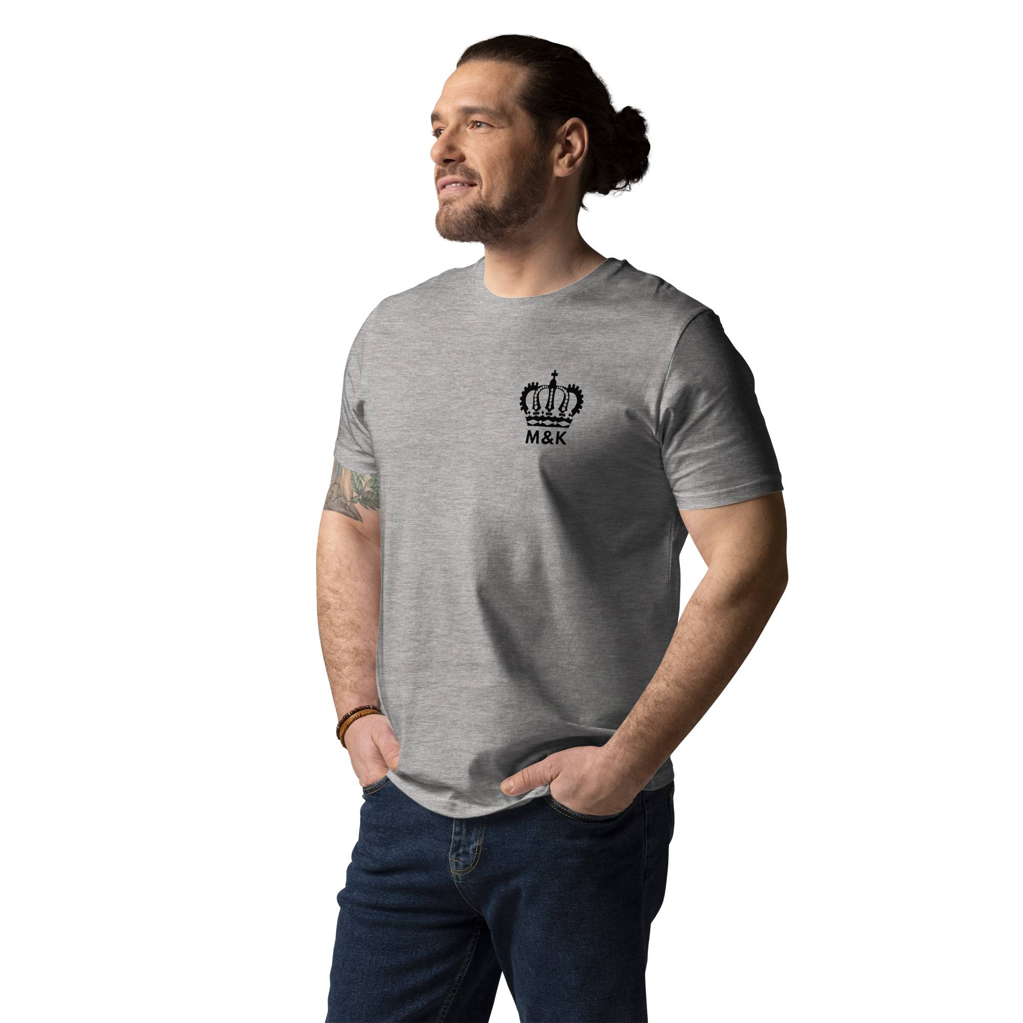 Break Free Organic Cotton T-shirt Men Tees color: Heather Grey|Serene Blue|White