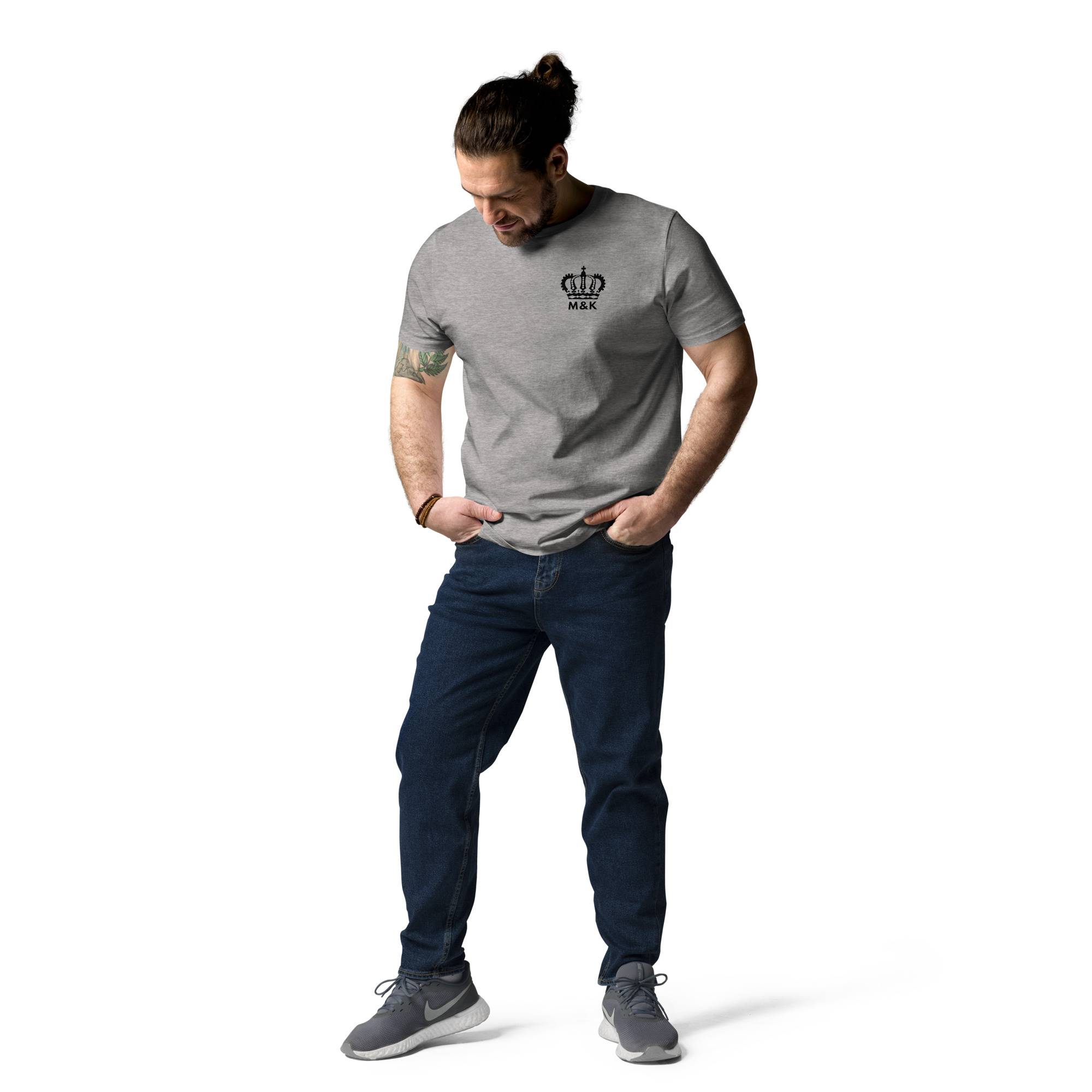 Break Free Organic Cotton T-shirt Men Tees color: Heather Grey|Serene Blue|White