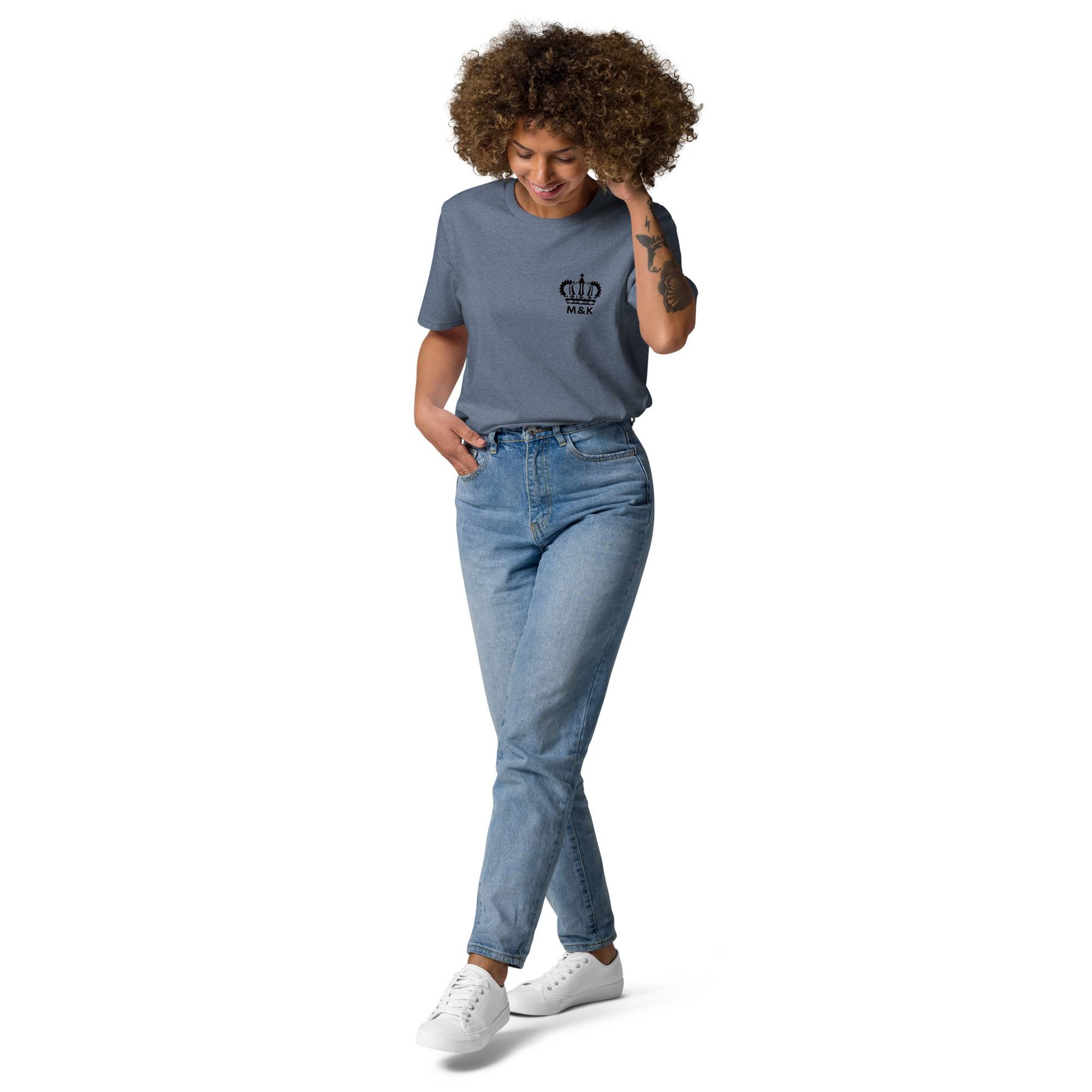 Rise Above Women Organic Cotton T-shirt Women Tees color: Dark Heather Blue|Desert Dust|Go Green|Serene Blue|White