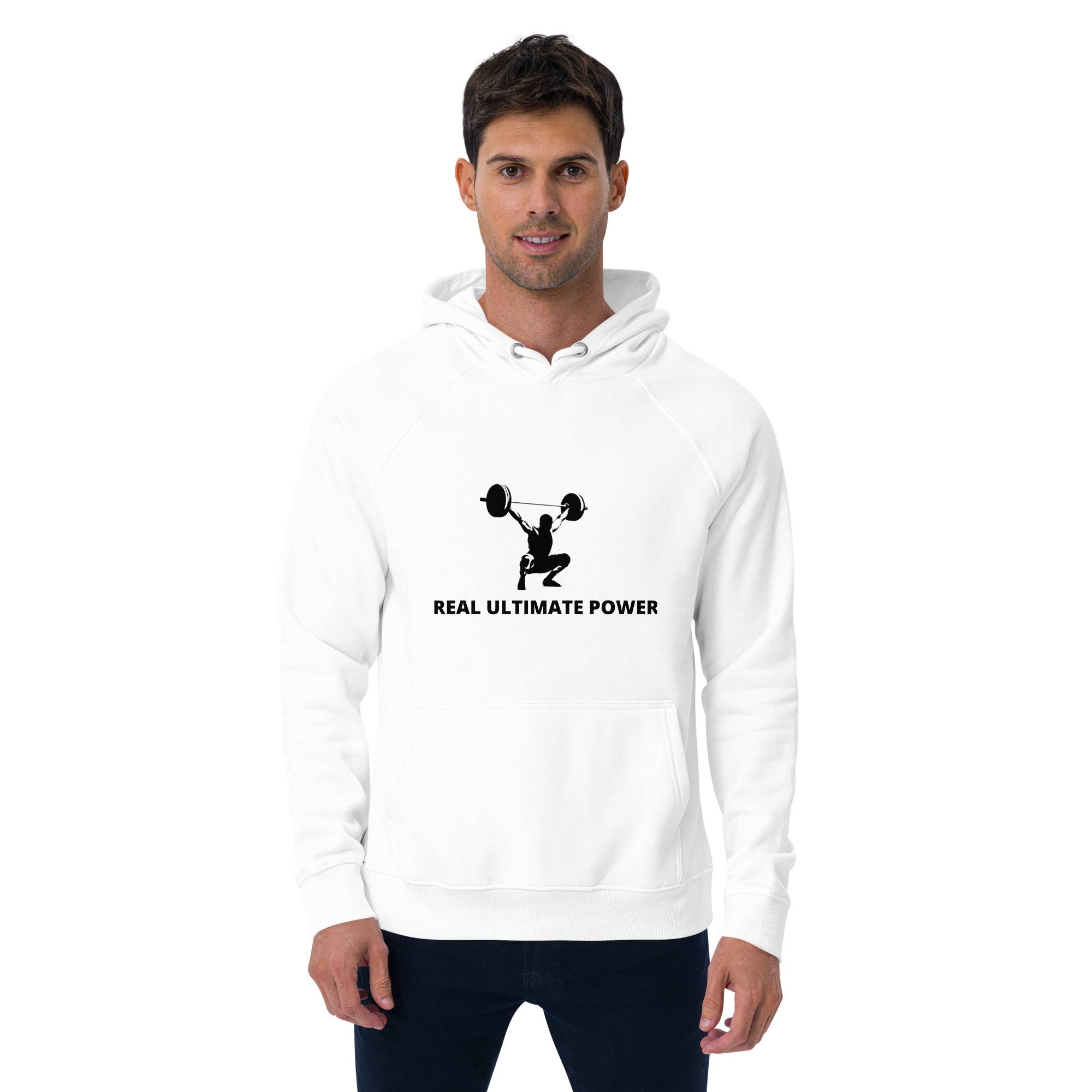 Real Ultimate Power Men’s Eco Raglan Hoodie Men Hoodie Sweater color: Burnt Orange|White Real Ultimate Power Men’s Eco Raglan Hoodie Men Hoodie Sweater color: Burnt Orange|White