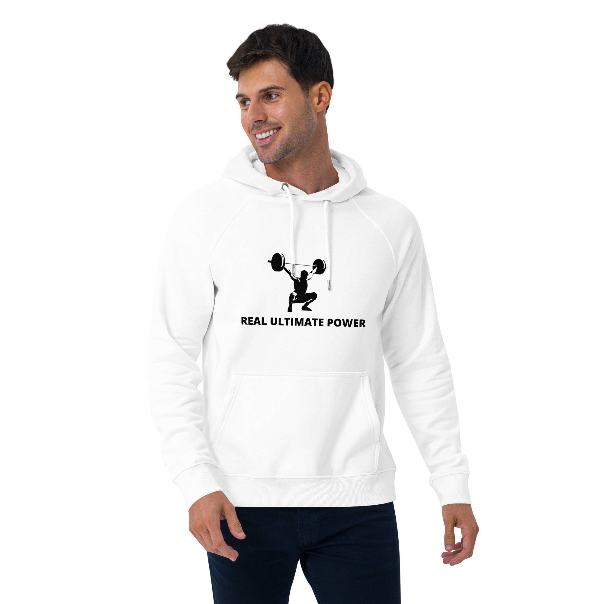 Real Ultimate Power Men’s Eco Raglan Hoodie Men Hoodie Sweater color: Burnt Orange|White Real Ultimate Power Men’s Eco Raglan Hoodie Men Hoodie Sweater color: Burnt Orange|White