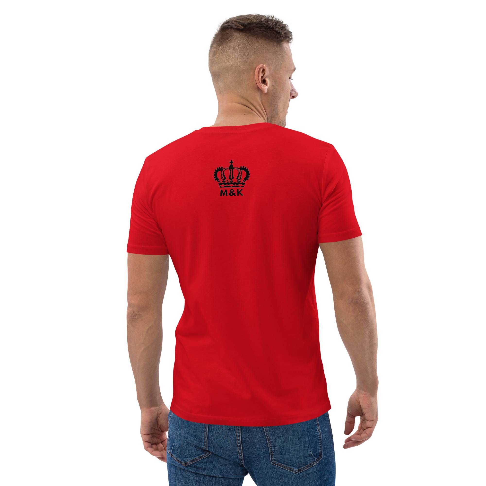 Real Ultimate Power Organic Cotton Men’s T-shirt Men Tees color: Go Green|Heather Grey|Red|Serene Blue